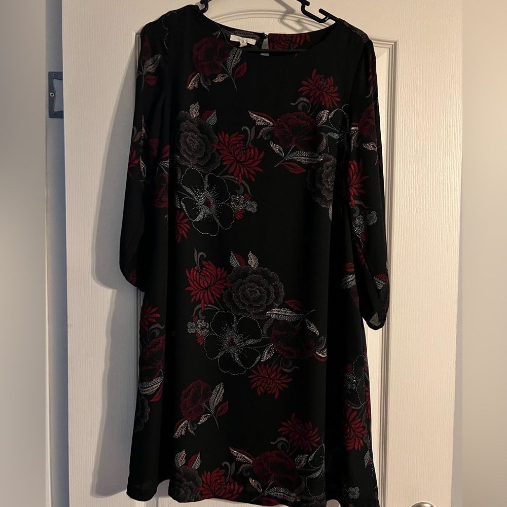 Small Maurice’s Dress - black and red